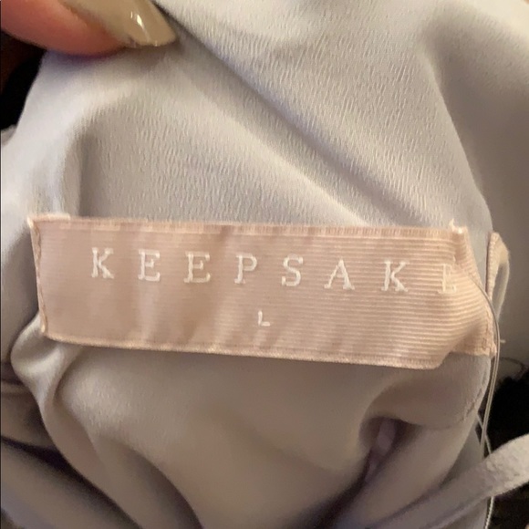 Keepsake “Stop Me” Lace Trim Midi Dress - Picture 9 of 11